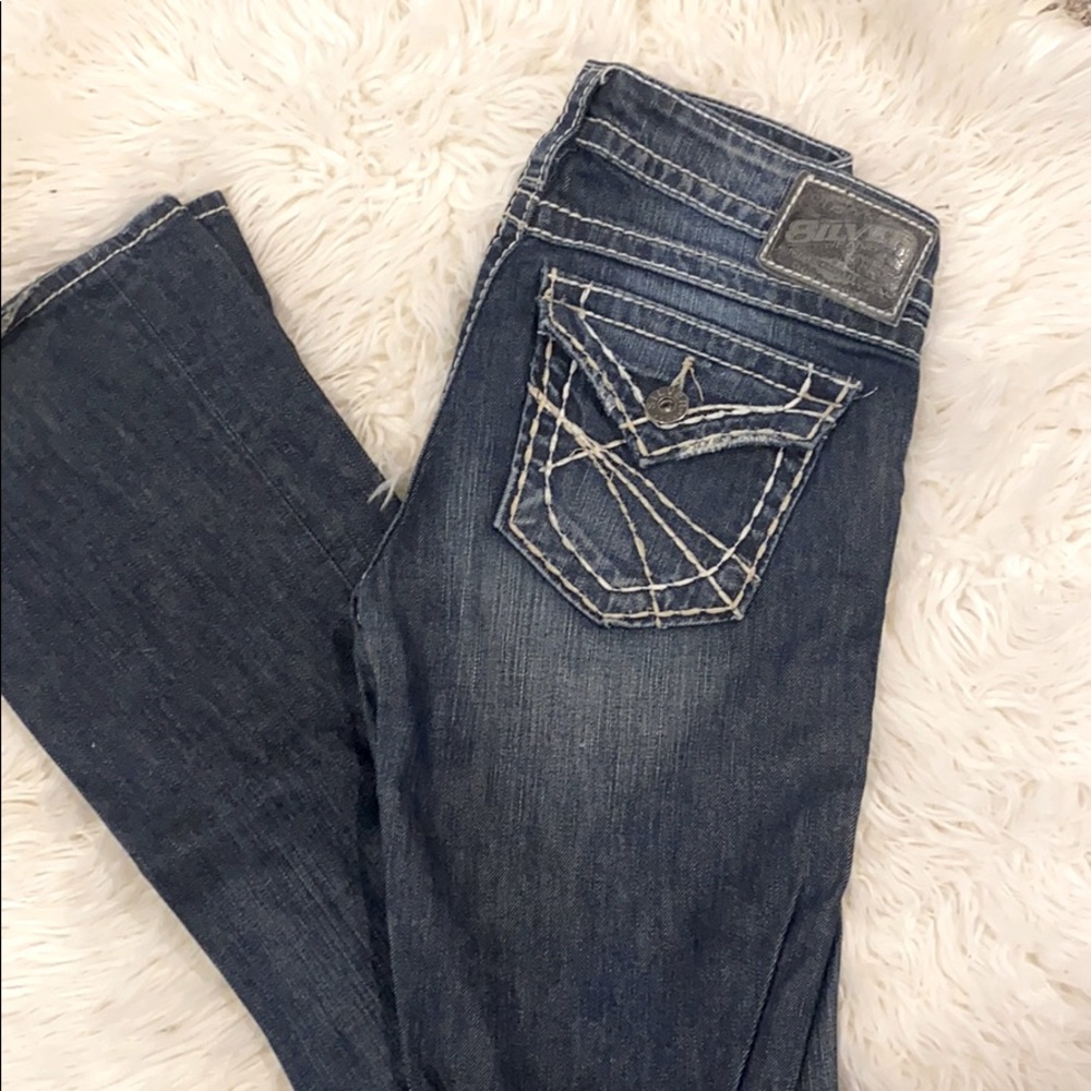Silver jeans